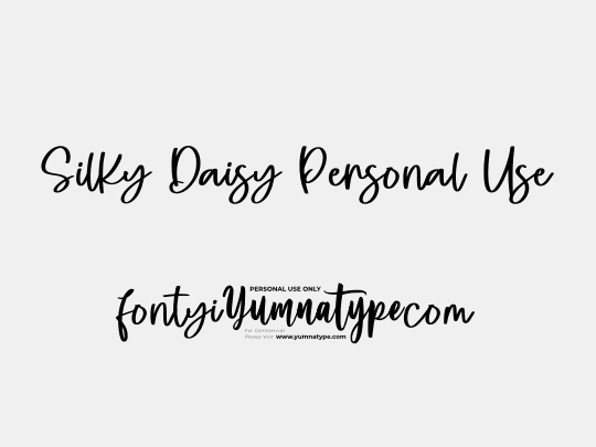 Silky Daisy Personal Use