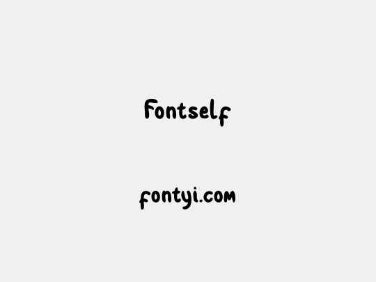 Fontself