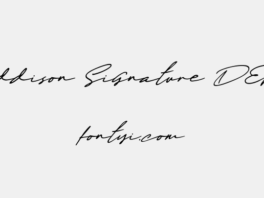 Maddison Signature DEMO