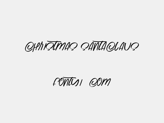 Christmas Santaclaus