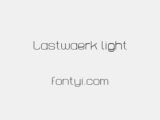 Lastwaerk light