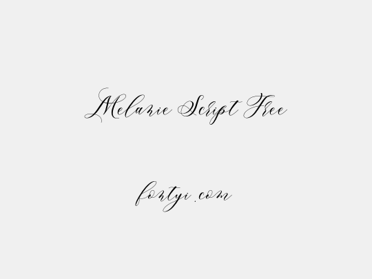 Melanie Script Free