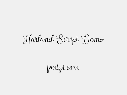 Harland Script Demo