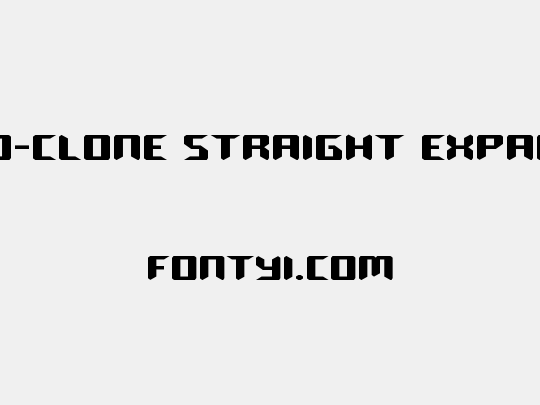 Robo-Clone Straight Expanded