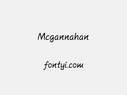 Mcgannahan