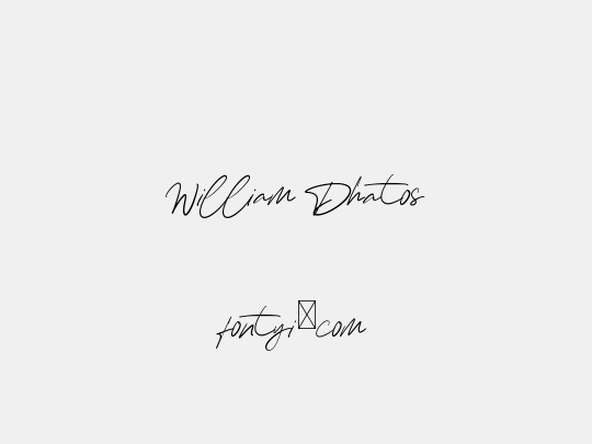 William Dhatos