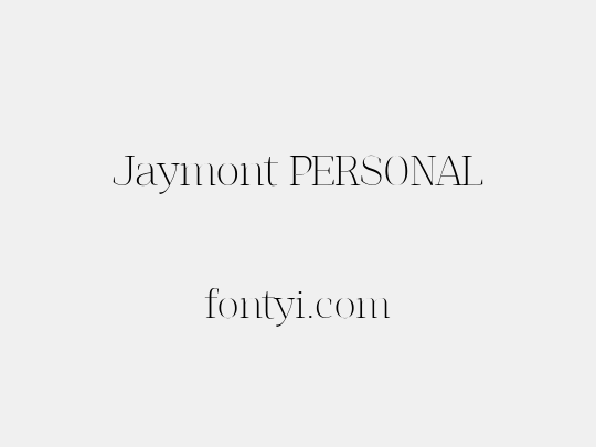 Jaymont PERSONAL