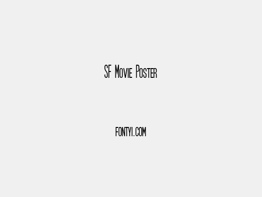 SF Movie Poster