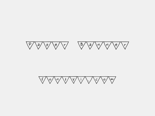 Paper Banner