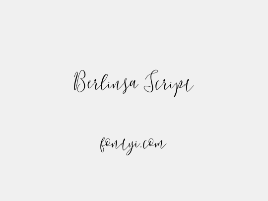 Berlinsa Script