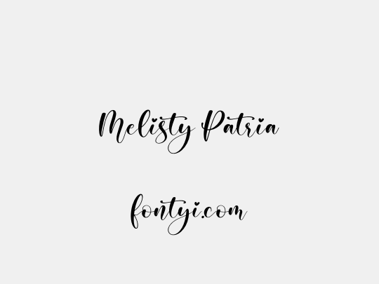 Melisty Patria