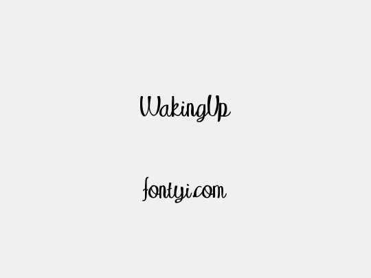 WakingUp