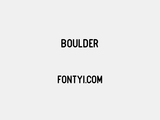 Boulder