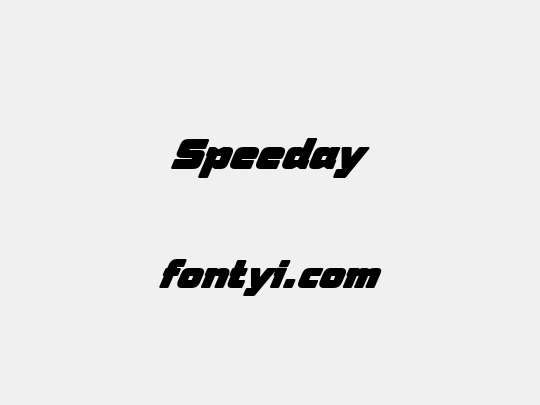 Speeday