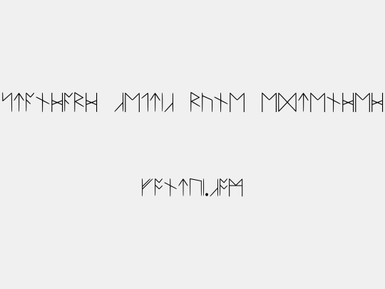 Standard Celtic Rune Extended