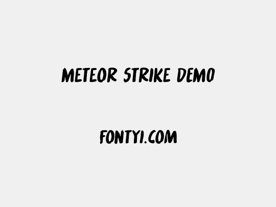 Meteor Strike DEMO