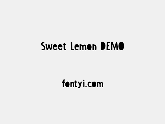 Sweet Lemon DEMO