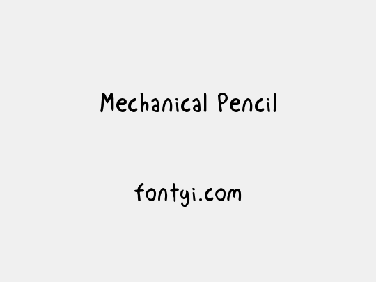 Mechanical Pencil