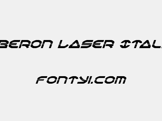 Oberon Laser Italic