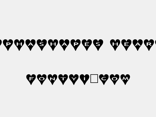 AlphaShapes hearts