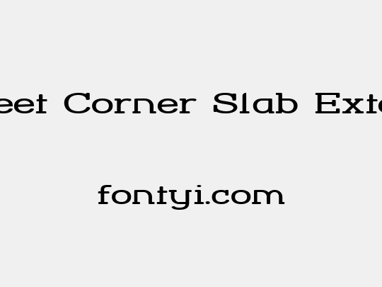 Street Corner Slab Extend