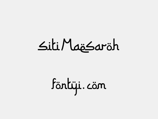 Siti Maesaroh