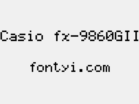 Casio fx-9860GII