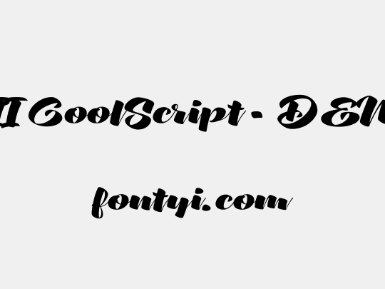 XXII CoolScript - DEMO