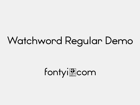 Watchword Regular Demo