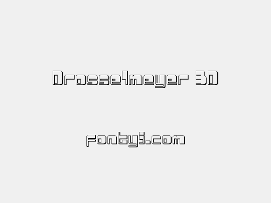 Drosselmeyer 3D