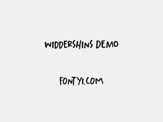 Widdershins DEMO