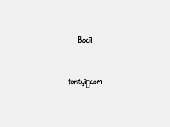 Bocil