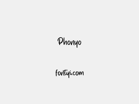 Phonyo