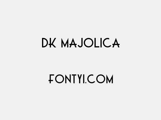 DK Majolica