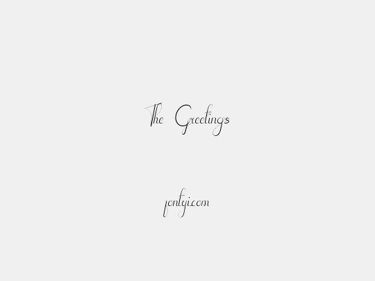 The Greetings