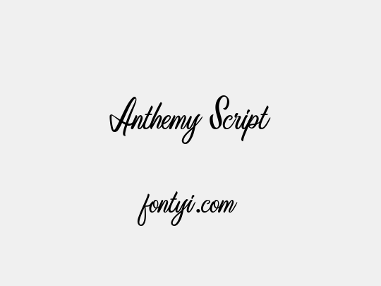 Anthemy Script