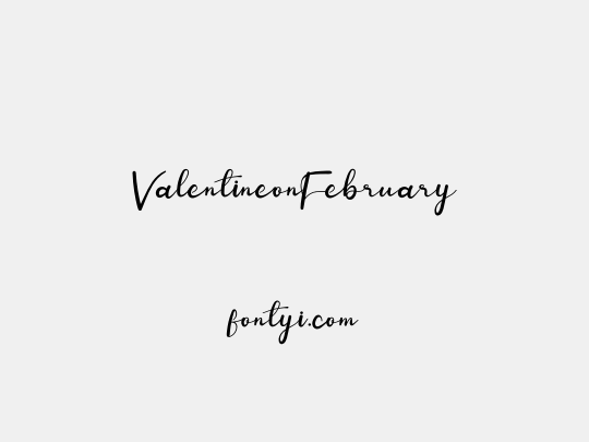 ValentineonFebruary