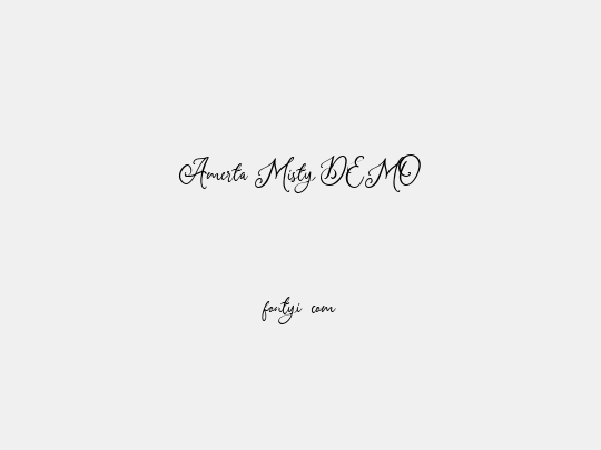 Amerta Misty DEMO