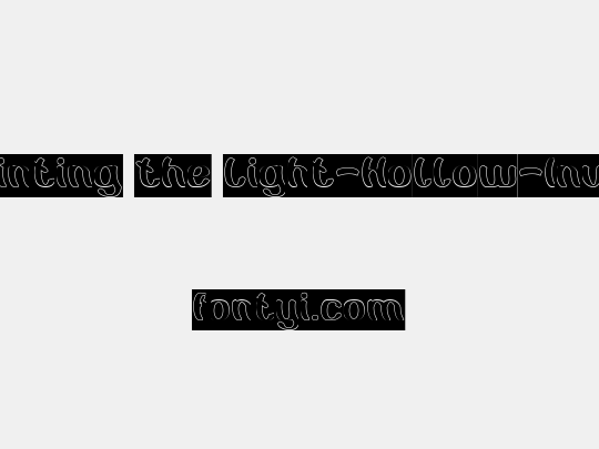 Painting the Light-Hollow-Inver