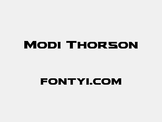 Modi Thorson