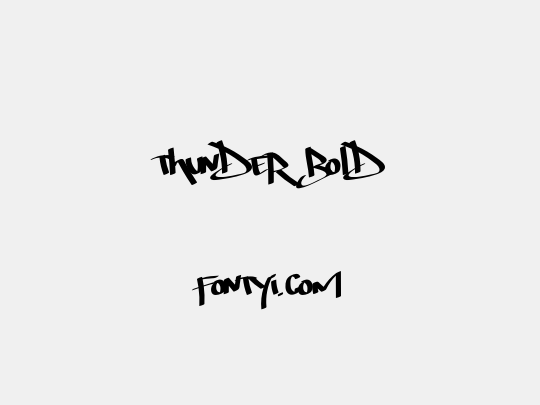Thunder Bold