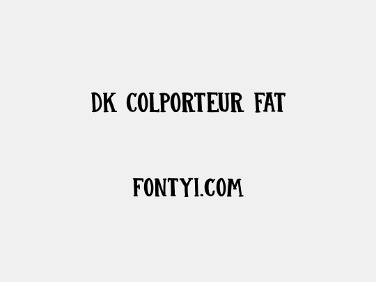 DK Colporteur Fat