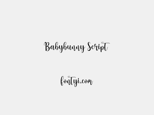 Babybunny Script