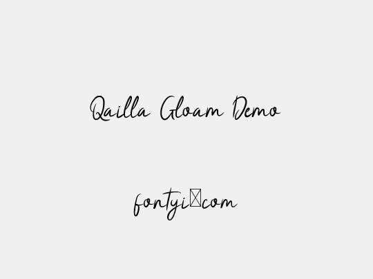 Qailla Gloam Demo