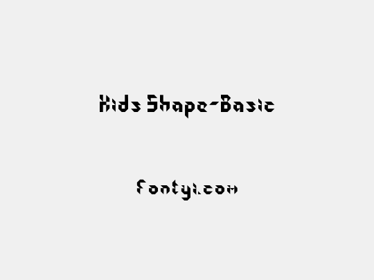Kids Shape-Basic