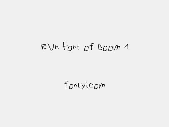 RVn Font of Doom 1