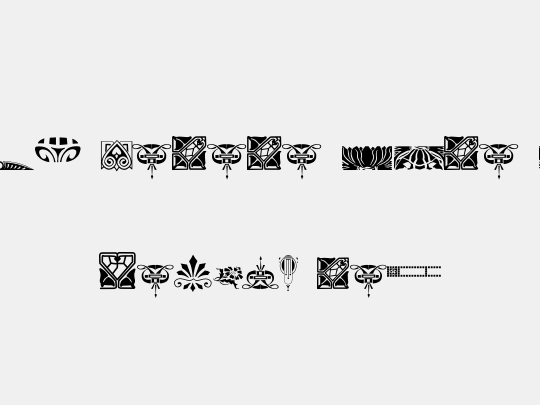 Nouveau Rococo Deco Dings I
