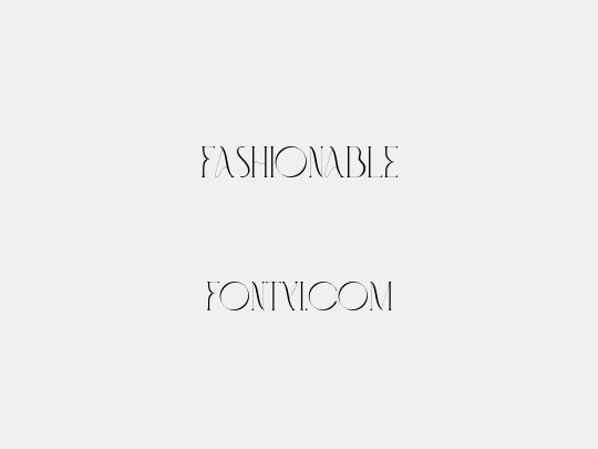 Fashionable