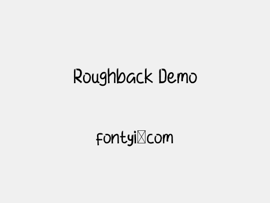 Roughback Demo