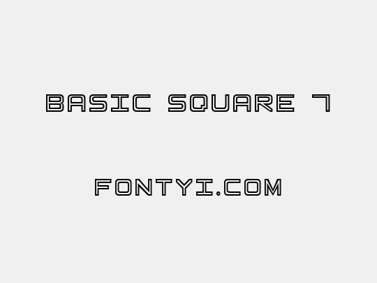 Basic Square 7
